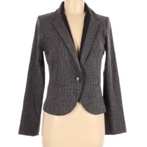 BCX Grey Suit Jacket; Single Button